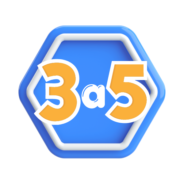 3 a 5