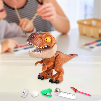 Juego de papelería de dinosaurio 5 en 1