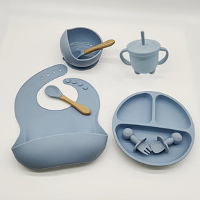 Set de Vajilla Infantil de Silicona para Bebés